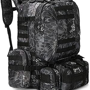 Large size 55l military 4in1-tactical backpack for Camping, hunting, hiking